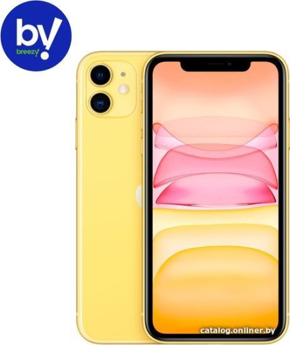 Смартфон Apple iPhone 11 64GB Воcстановленный by Breezy, грейд C (желтый) фото 3