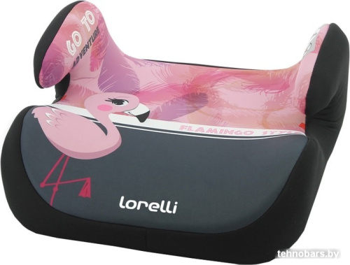Детское сиденье Lorelli Topo Comfort 2020 (серый/розовый, фламинго) фото 3