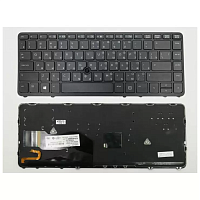 Клавиатура HP EliteBook 840 G1, 850 G1, 850 G2, Black, RU