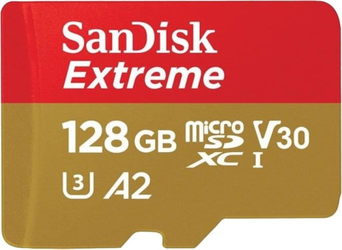 Карта памяти SanDisk Extreme microSDXC SDSQXBZ-128G-GN6MA 128GB (с адаптером) фото 5