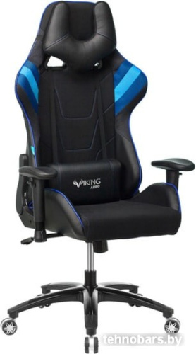 Кресло Бюрократ Viking 4 Aero Blue Edition (черный) фото 3
