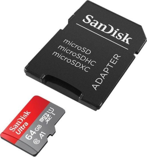 Карта памяти SanDisk Ultra SDSQUA4-064G-GN6MA microSDXC 64GB (с адаптером) фото 4