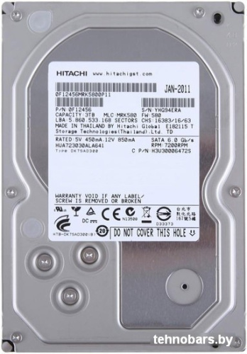 Жесткий диск Hitachi Ultrastar 7K3000 3TB (HUA723030ALA641) фото 3