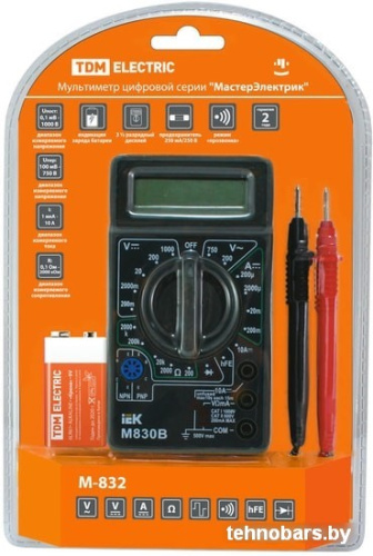 Мультиметр TDM Electric М-832 фото 4