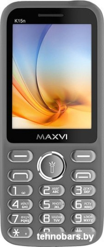 Мобильный телефон Maxvi K15n (серый) фото 5