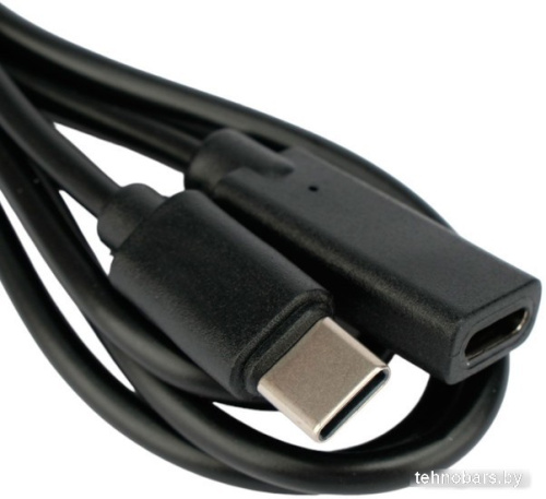 Кабель Cablexpert CCP-USB2-CMCF-1M USB Type-C - USB Type-C (1 м, черный) фото 4