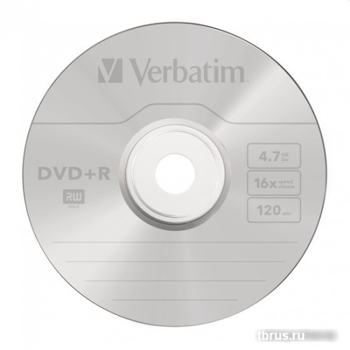 DVD+R диск Verbatim 4.7Gb 16x DLP Matt Silver по 50 шт. CakeBox 043550 фото 3