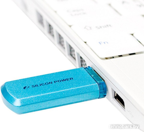 USB Flash Silicon-Power Helios 101 Blue 64GB (SP064GBUF2101V1B) фото 5