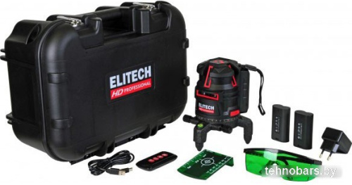 Лазерный нивелир ELITECH HD Professional HD LN 5D Green 204734 фото 3