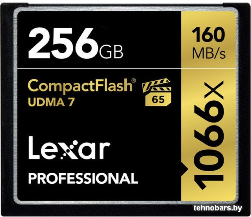 Карта памяти Lexar Professional 1066x CompactFlash LCF256CRB1066 256GB фото 3
