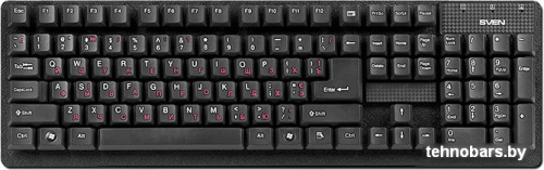 Клавиатура SVEN Standard 301 Black PS/2 фото 3