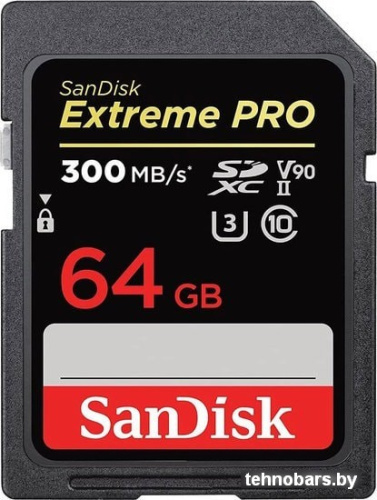 Карта памяти SanDisk Extreme PRO SDXC SDSDXDK-064G-GN4IN 64GB фото 3