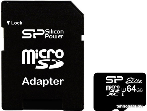 Карта памяти Silicon-Power microSDXC Elite UHS-1 (Class 10) 64 GB (SP064GBSTXBU1V10-SP) фото 3