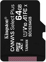 Карта памяти Kingston Canvas Select Plus microSDXC 64GB