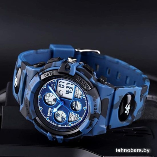 Наручные часы Skmei 1163 (синий камуфляж) фото 5