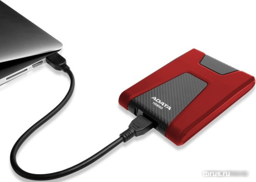 Внешний жесткий диск A-Data DashDrive Durable HD650 AHD650-1TU31-CRD 1TB (красный) фото 6