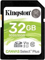 Карта памяти Kingston Canvas Select Plus SDHC 32GB