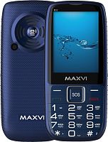 Кнопочный телефон Maxvi B32 (синий)