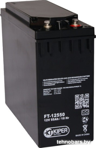 Аккумулятор для ИБП Kiper FT-12550 (12В/55 А·ч) фото 3