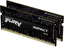 Оперативная память Kingston FURY Impact 2x4GB DDR3 SODIMM PC3-12800 KF316LS9IBK2/8