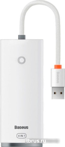 USB-хаб Baseus Lite Series 4-Port USB-A WKQX030002 (0.25 м, белый) фото 3