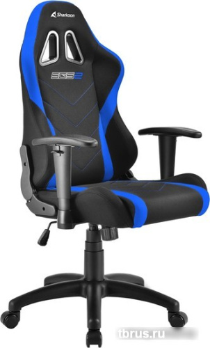 Кресло Sharkoon Skiller SGS2 JR (черный/синий) фото 3