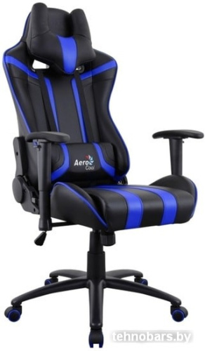 Кресло AeroCool AC120 AIR (черный/синий) фото 4
