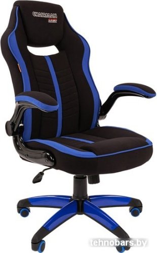 Кресло CHAIRMAN Game 19 (черный/синий) фото 3