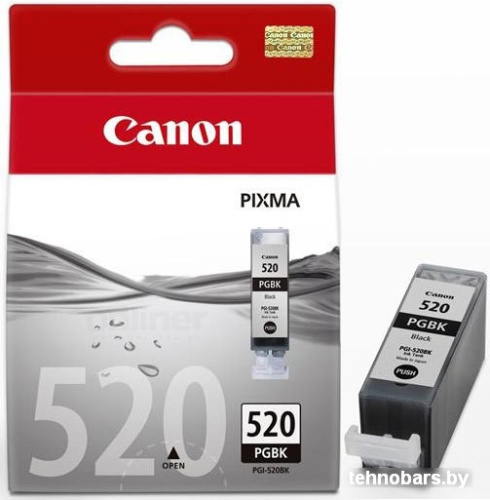 Картридж-чернильница (ПЗК) Canon PGI-520 Black фото 4