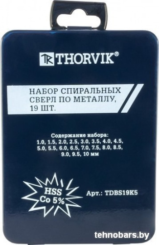Набор оснастки Thorvik TDBS19K5 (19 предметов) фото 5
