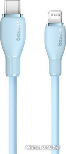 Кабель Baseus Pudding Series USB Type-C - Lightning (1.2 м, голубой) фото 4
