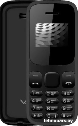 Кнопочный телефон Vertex M114 (черный) фото 3