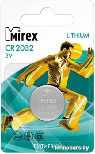 Батарейка Mirex CR2032 литиевая блистер 2 шт 23702-CR2032-E2 фото 3