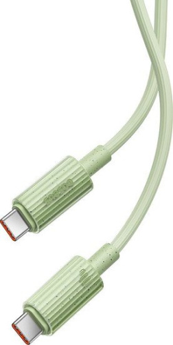 Кабель Baseus Habitat Series Fast Charging Cable 100W USB Type-C - USB Type-C (1 м, зеленый) фото 5