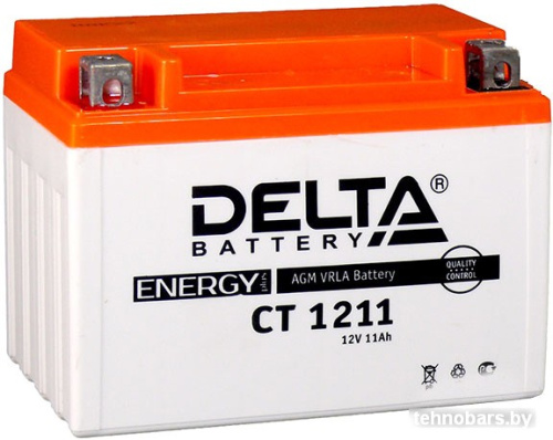Мотоциклетный аккумулятор Delta CT 1211 (11 А·ч) фото 3