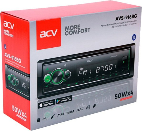 USB-магнитола ACV AVS-916BG фото 4
