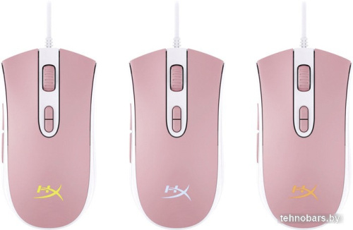 Игровая мышь HyperX Pulsefire Core (белый/розовый) фото 4