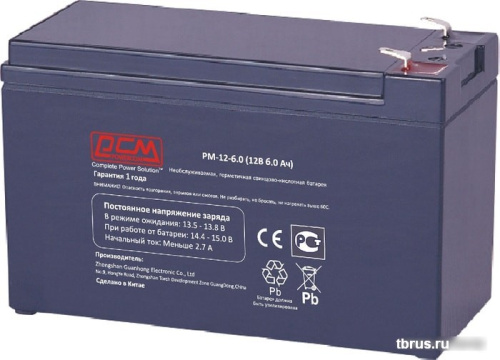Аккумулятор для ИБП Powercom PM-12-6.0 фото 3