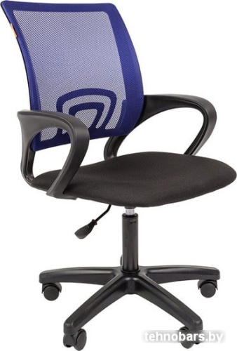 Кресло CHAIRMAN 696 LT (черный/синий) фото 3