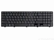Клавиатура для ноутбука Dell Inspiron 15-3521, черная с рамкой, горизонтальный Enter