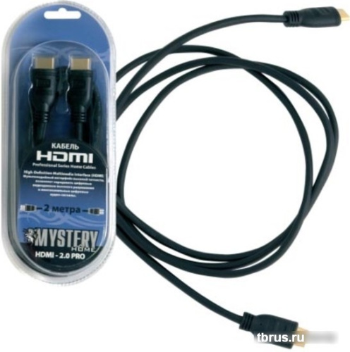 Кабель Mystery HDMI - HDMI HDMI1.5pro (1.5 м, черный) фото 3