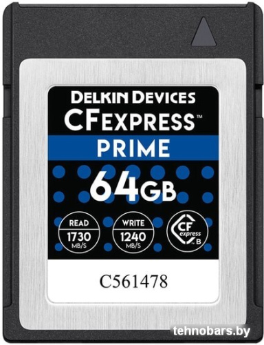 Карта памяти Delkin Devices CFexpress Prime 64GB фото 3