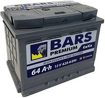 Автомобильный аккумулятор BARS Premium 64 R+ (64 А·ч)