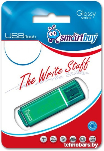 USB Flash Smart Buy Glossy Green 64GB (SB64GBGS-G) фото 4