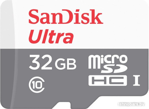 Карта памяти SanDisk Ultra microSDHC SDSQUNR-032G-GN3MA 32GB (с адаптером) фото 4