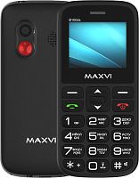 Кнопочный телефон Maxvi B100ds (черный)