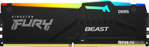 Оперативная память Kingston FURY Beast RGB 32ГБ DDR5 4800 МГц KF548C38BBA-32 фото 3