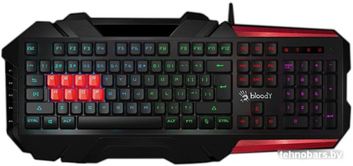 Клавиатура A4Tech Bloody B3590R (черный/красный) фото 3