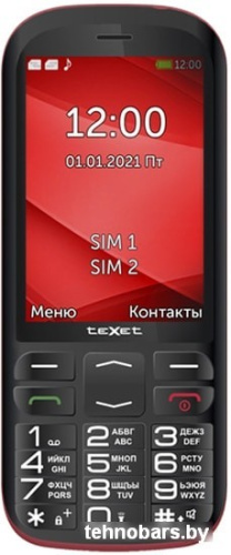 Мобильный телефон TeXet TM-B409 (черный/красный) фото 4