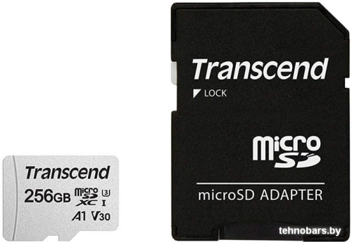 Карта памяти Transcend 300S 256GB (с адаптером) фото 3